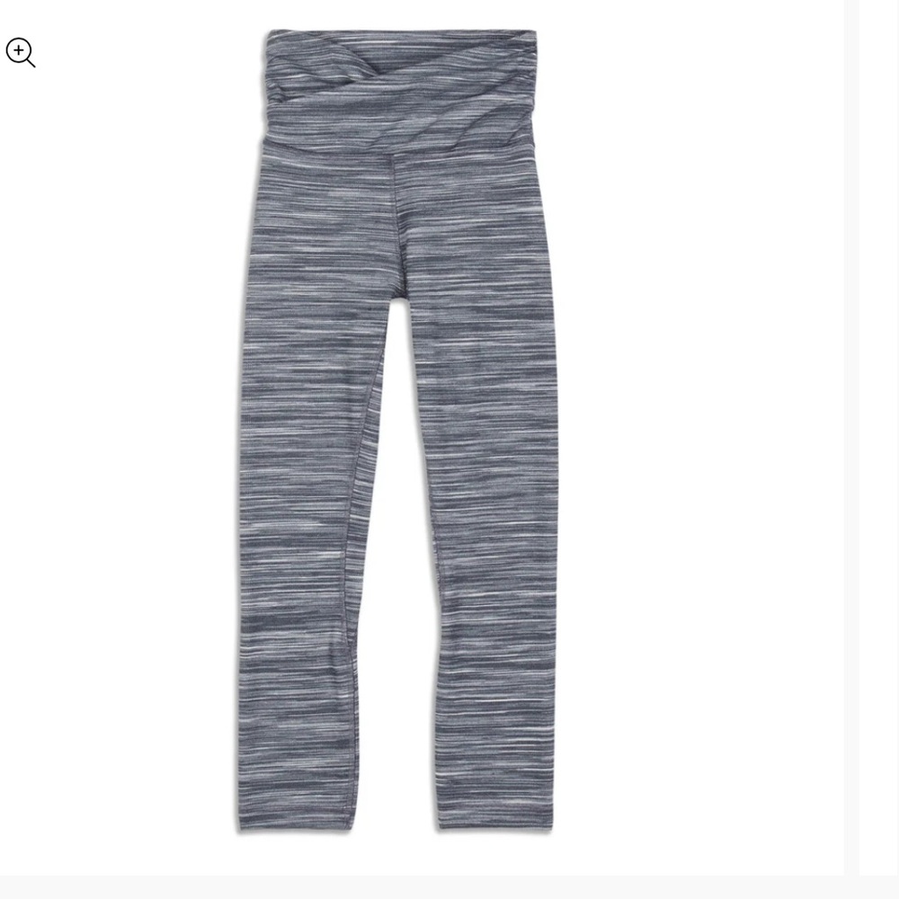 Lululemon Align High Rise Crop Criss Cross Waist leggings, size 4